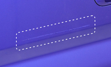 とりあえずキズが隠せればよい