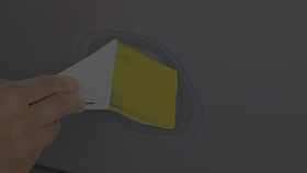 工程 1〜6「パテ埋め」