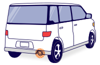 マフラーのキズ