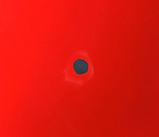 表面をこすったキズ