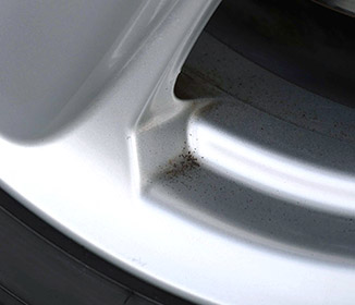 固着したブレーキダスト