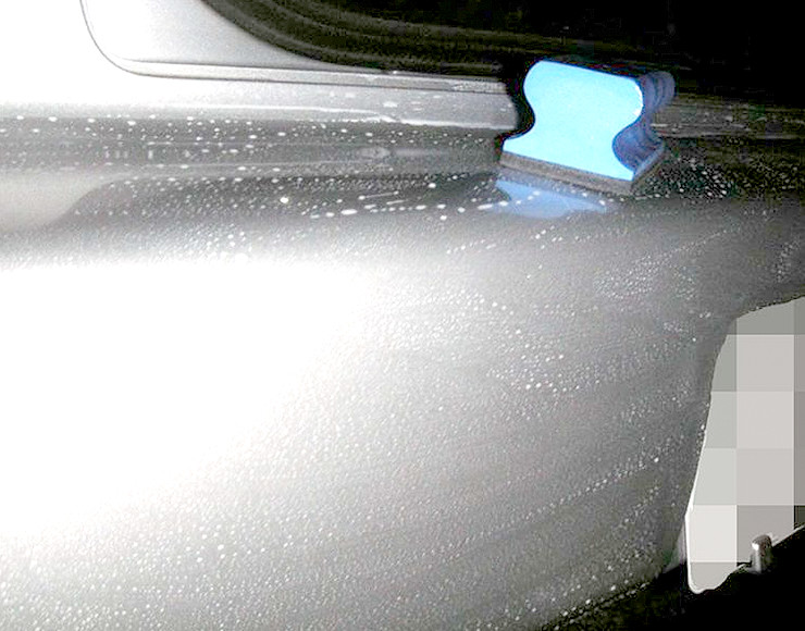 液体コンパウンドで磨く