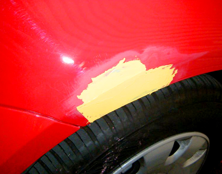 脱脂が終わったら厚付けパテをもる