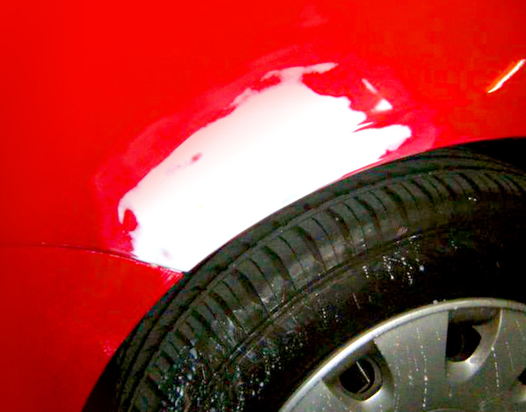 サンドペーパーの1000番でまたしても磨く