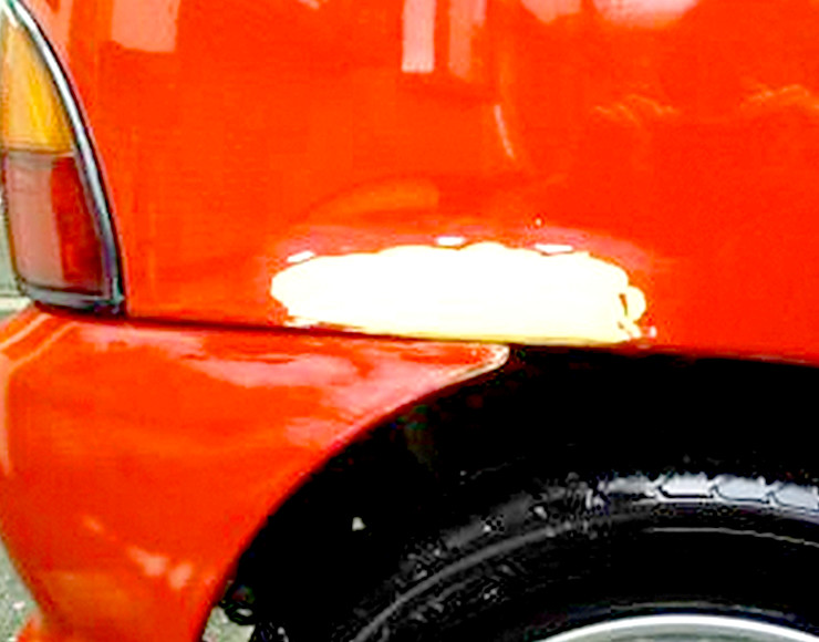 サンドペーパー600番を、サンドペパー用研磨パッドに巻き付けて研磨する