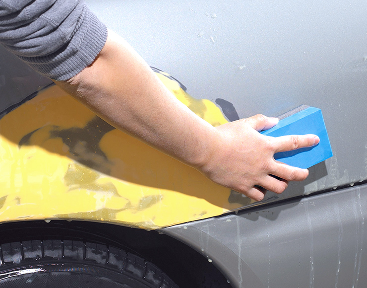 近くから見ても目立たない大きなへこみキズの補修 ボディ 車の傷のdiy補修 塗装なら補修ナビ